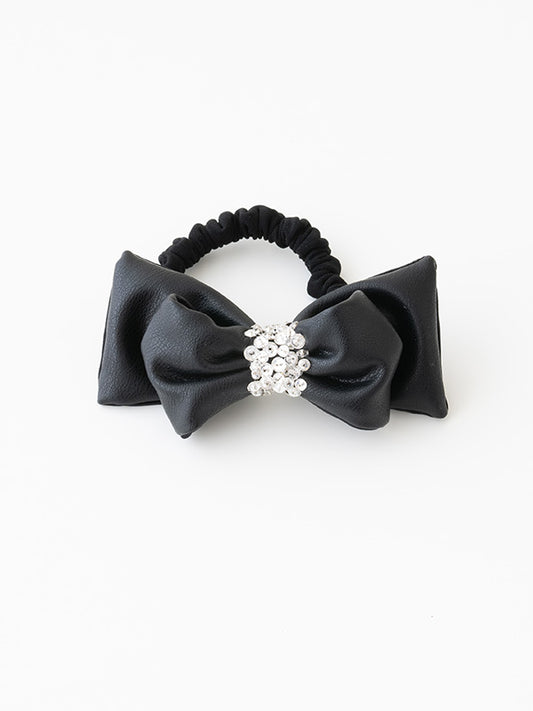 Vegan Leather "Puffy" Ribbon Scrunchie
