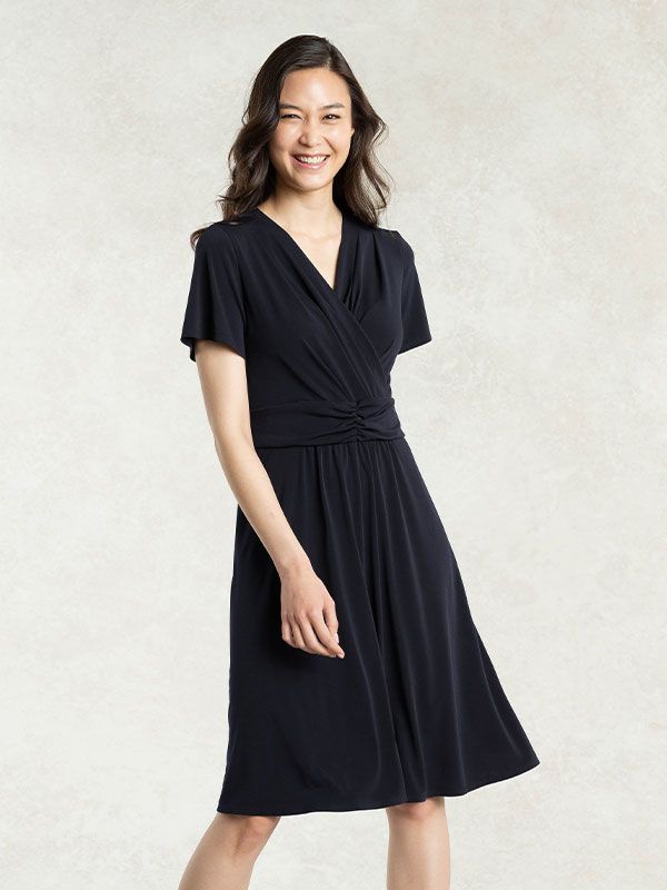 Navy Marilyn Dress
