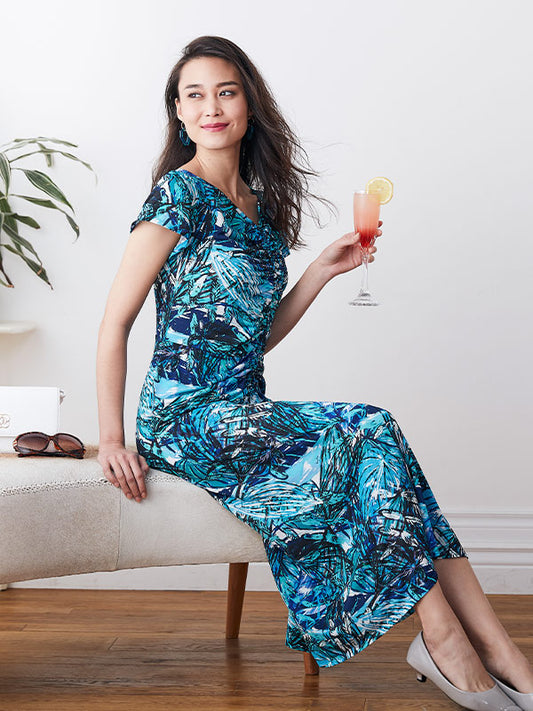 Long Gathered Dress