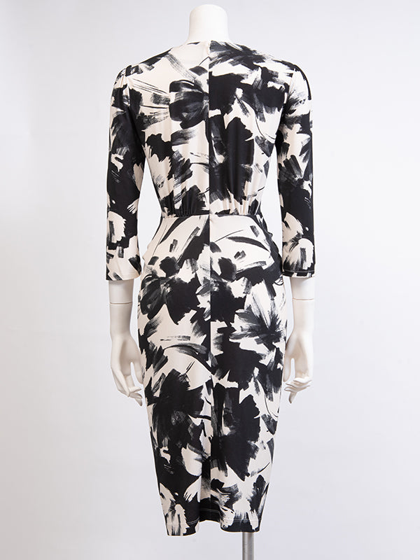 White Tassel Gather Dress