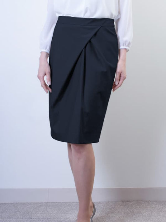 Stretch Jacquard: Design Tuck Skirt